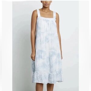 Rails Amaya Blue and White tie-dye die sundress cotton XL